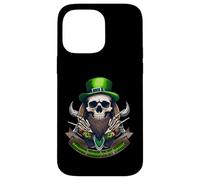 Raising Horns To St Paddy St Patricks Day Metalhead Case for iPhone 14 Pro Max