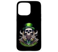 Raising Horns To St Paddy St Patricks Day Metalhead Case for iPhone 15 Pro Max
