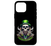 Raising Horns To St Paddy St Patricks Day Metalhead Case for iPhone 16 Pro Max