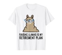 Raising Llamas is My Retirement Plan T-Shirt