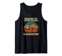 Raising My Future Husband is Exhausting Funny Tank Top