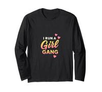 Raising My Girl Gang Mom Funny for Mommy Long Sleeve T-Shirt