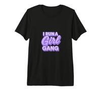 Raising My Girl Gang Mom Funny for Mommy Premium T-Shirt