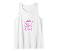 Raising My Girl Gang Mom Funny for Mommy Tank Top