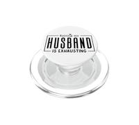 Raising my Parents is Exhausting Minimalist Funny Graphic PopSockets PopGrip for MagSafe