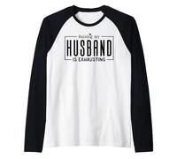 Raising My Parents is Exhausting Minimalist Funny Graphic Raglan Baseball Tee