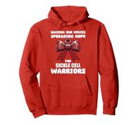 Raising Our Voices, Spreading Hope For Sickle Cell Warriors Pullover Hoodie