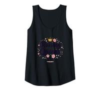 Raising Queens: Empowering Daughters Floral Crown Gift Tank Top, Women, Black, M