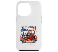 Raising Rock Star Daughters Proud Rock Dad Music Guitar Gift Case for iPhone 13 Pro