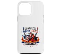 Raising Rock Star Daughters Proud Rock Dad Music Guitar Gift Case for iPhone 13 Pro Max