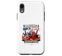 Raising Rock Star Daughters Proud Rock Dad Music Guitar Gift Case for iPhone XR