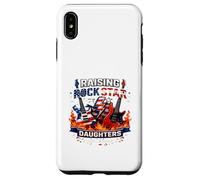 Raising Rock Star Daughters Proud Rock Dad Music Guitar Gift Case for iPhone XS Max