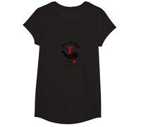 Raising Strong Women: Empowerment and Support T-Shirt, Girls, Black, Small
