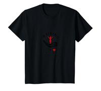 Raising Strong Women: Empowerment and Support T-Shirt, Kids, Black, 4 Years