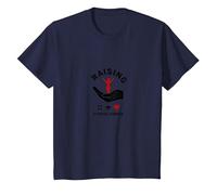 Raising Strong Women: Empowerment and Support T-Shirt, Kids, Navy, 2 Years