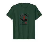 Raising Strong Women: Empowerment and Support T-Shirt, Men, Dark Green, 3X-Large