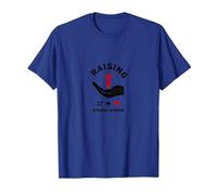 Raising Strong Women: Empowerment and Support T-Shirt, Men, Royal Blue, Medium