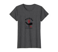 Raising Strong Women: Empowerment and Support T-Shirt, Women, Dark Heather Grey, XS
