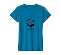 Raising Strong Women: Empowerment and Support T-Shirt, Women, Sapphire Blue, X-Small