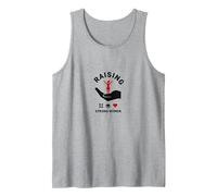 Raising Strong Women: Empowerment and Support Tank Top, Men, Heather Grey, S