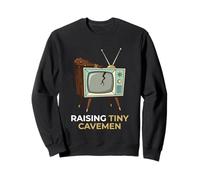Raising Tiny Cavemen Toddler Dad Sweatshirt