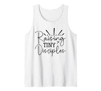 Raising Tiny Disciples - Bible Verse Christian Faith Kids Tank Top