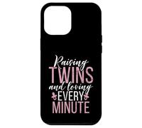 Raising Twins and Loving every Minute Twin Mom Case for iPhone 12 Pro Max