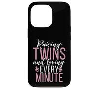 Raising Twins and Loving every Minute Twin Mom Case for iPhone 13 Pro