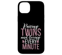 Raising Twins and Loving every Minute Twin Mom Case for iPhone 14 Plus