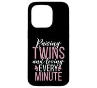 Raising Twins and Loving every Minute Twin Mom Case for iPhone 15 Pro