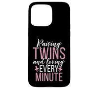 Raising Twins and Loving every Minute Twin Mom Case for iPhone 15 Pro Max