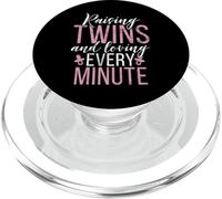 Raising Twins and Loving every Minute Twin Mom PopSockets PopGrip for MagSafe
