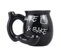 RAISLY Wake Coffee Mug 10oz/300ml Novelty Bake Coffee Cup for Birthday Party Halloween Christmas Gift