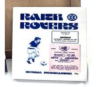 Raith Rovers Football gift, Raith v Celtic | 1994 Scottish League Cup final | Raith fan gift marble Coaster (Vintage Raith Programme)
