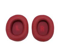 Raiveug Headphone Ear Pads Protein Leather Foam Memory Noise Isolation Replacement E55BT Headphones Comfortable Long Lasting (Black) (Red)