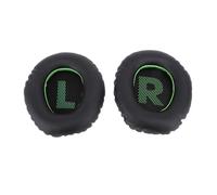 Raiveug Headset Pads Memory Foam Soft Protein Leather Wireless Headphone Cushion Replacement Ear Pad for Work Gaming [Soft Comfortable Materials] (Orange) (Green)
