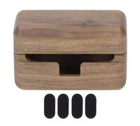 Raiveug Walnut Wood Handcrafted Bluetooth Wireless Earbuds Protective Cover Case Luxury for WF 1000XM5 Users