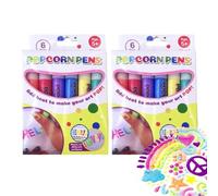 Raixihu Bubble Pop-corn Drawing Pens - 12 Puffys Bubble Ma-gic Pop-corn