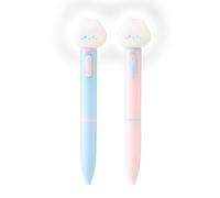 Raixihu LED Light-Up Pen, 2pcs Light Ballpoint Pen Night Writing In Dark