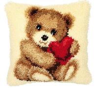 Raixleb Latch Hook Kits for Adults Pattern Printed Latch Hook Pillow Kits