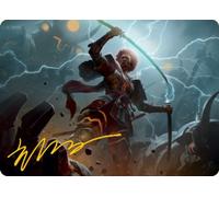 Raiyuu, Storm's Edge Art Card (#31) (Gold Signature) | Kamigawa: Neon Dynasty