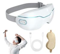 Raizev Steam Therapy Mask, 2 Levels Adjustable Smart Hot & Cold Steam Eye Mask for Dark Circles, Puffiness, Dry Eyes Relief (A15)