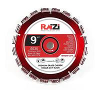 Raizi 230mm Premium Grade Demolition Carbide Fire Rescue Saw Blade for Roots Plastic Pipes Rubber Asphalt