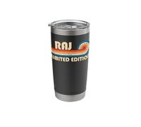 Raj Retro 70s 80s Sunset Stripe Stainless Steel Insulated Tumbler