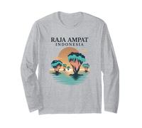 Raja Ampat Indonesia Sunset Long Sleeve T-Shirt