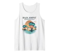 Raja Ampat Indonesia Sunset Tank Top