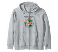 Raja Ampat Indonesia Sunset Zip Hoodie