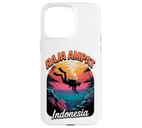 Raja Ampat Scuba Diving, Vibrant Underwater Coral Reef Diver Case for iPhone 15 Pro Max