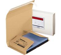 RAJA Book Box Single Wall Corrugated Cardboard 180 (W) x 240 (H) mm Brown Pack of 25