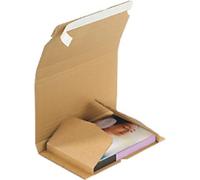 RAJA Book Box Single Wall Corrugated Cardboard 220 (W) x 280 (H) mm Brown Pack of 25